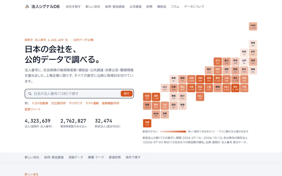 자사 기업 데이터 검색 서비스